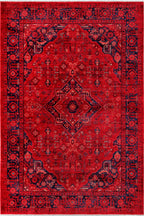 Afgan 01 Kırmızı Vintage Halı