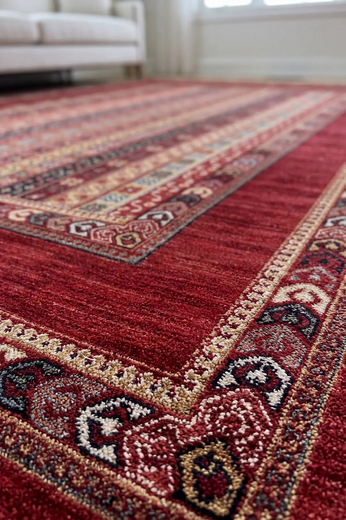 Afgan 02 Kırmızı Vintage Halı