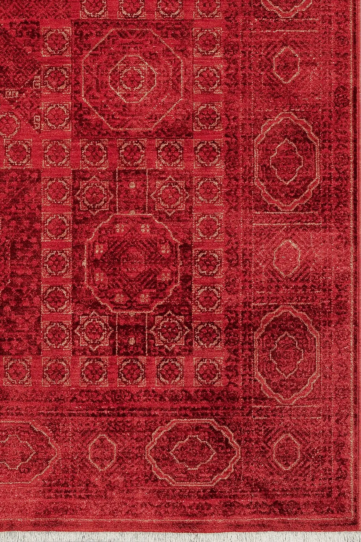 Afgan 03 Kırmızı Vintage Halı