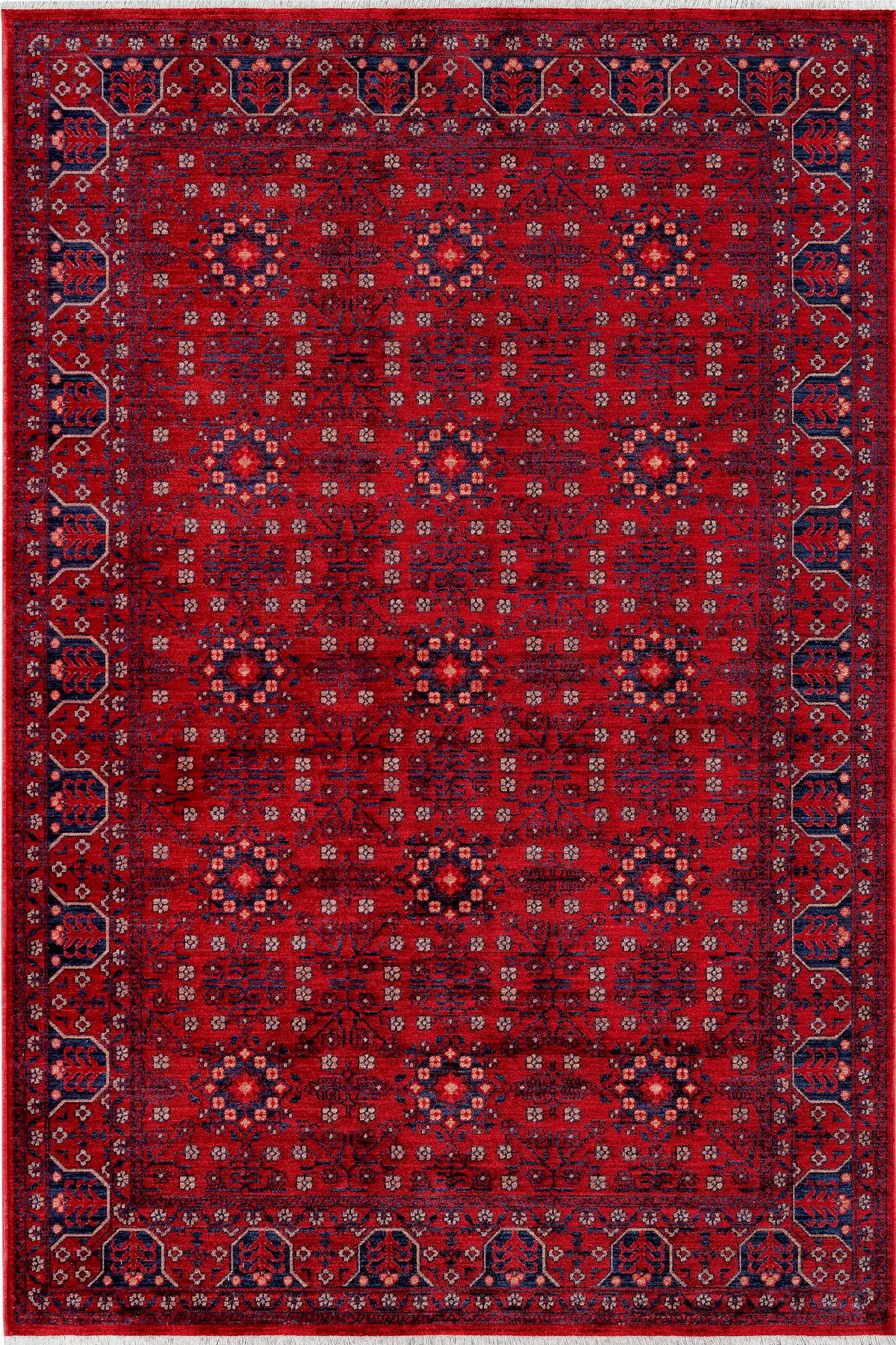 Afgan 04 Kırmızı Vintage Halı