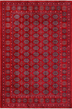 Afgan 05 Kırmızı Vintage Halı