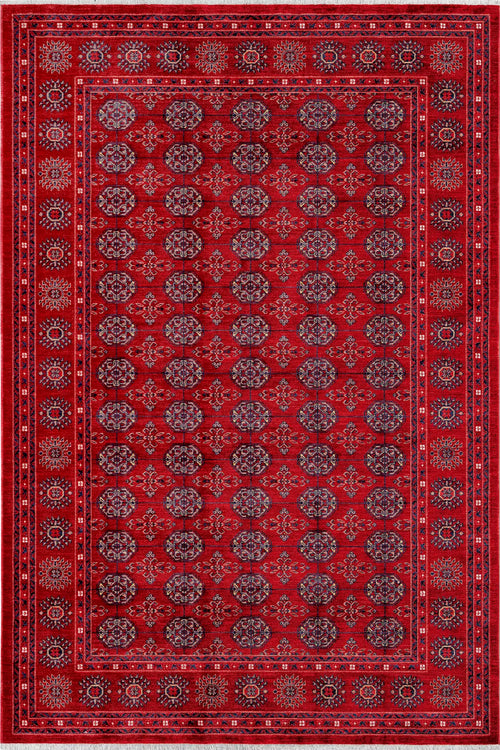 Afgan 05 Kırmızı Vintage Halı