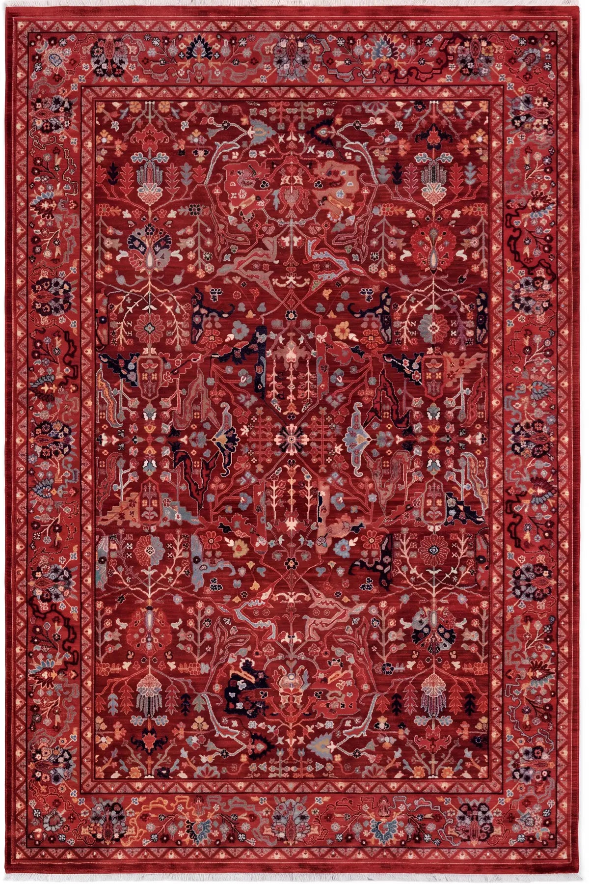 Afgan 06 Kırmızı Vintage Halı
