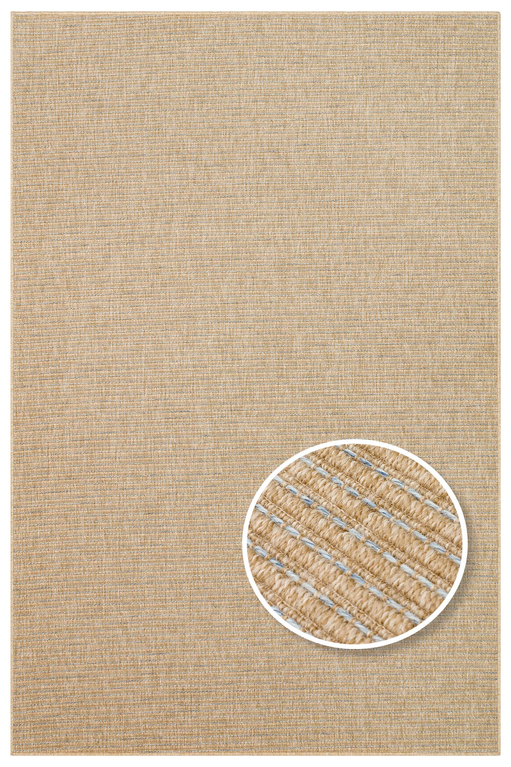 Desert 01 Natural Mavi Sisal Halı