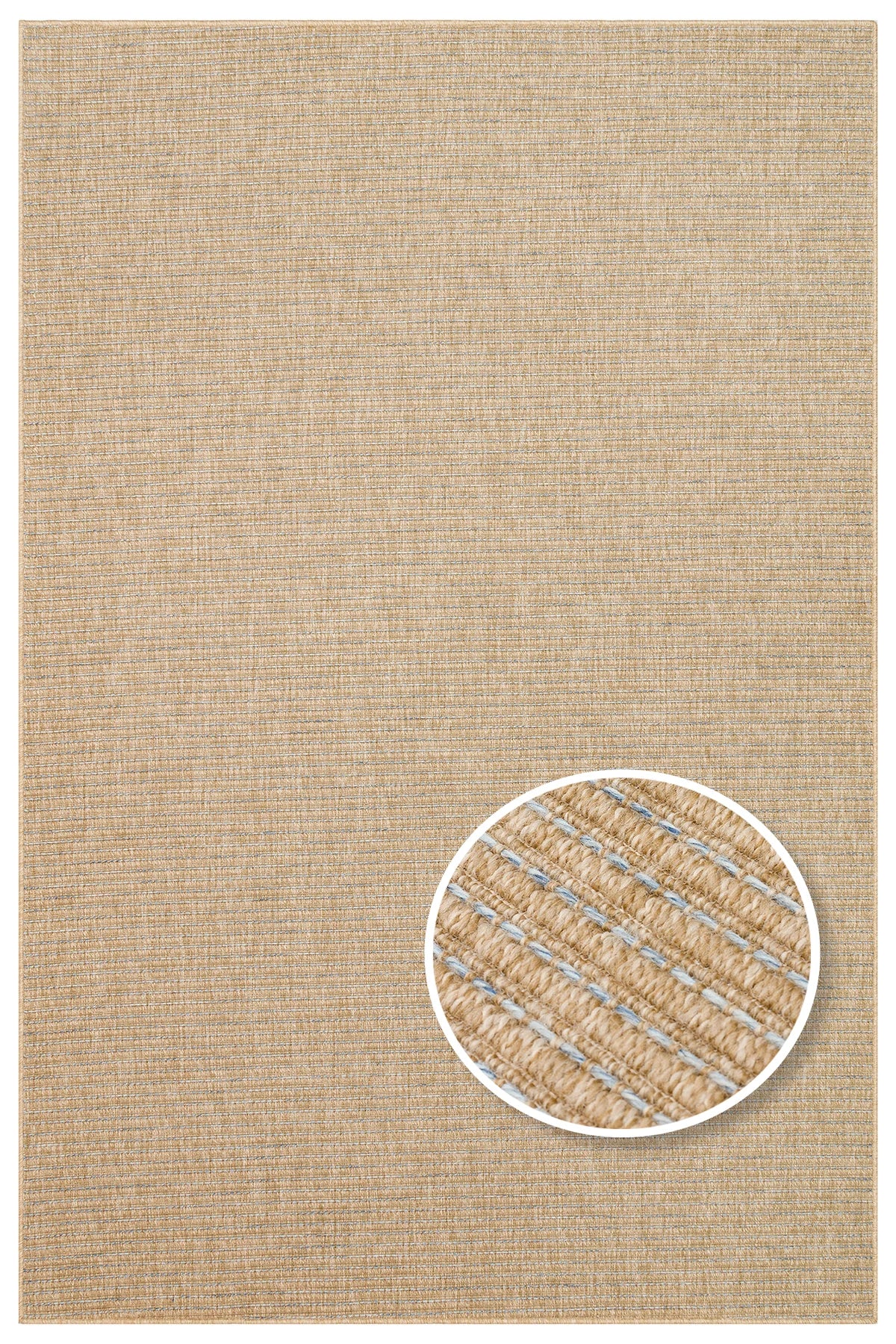 Desert 01 Natural Mavi Sisal Halı