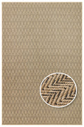 Desert 02 Natural Siyah Sisal Halı