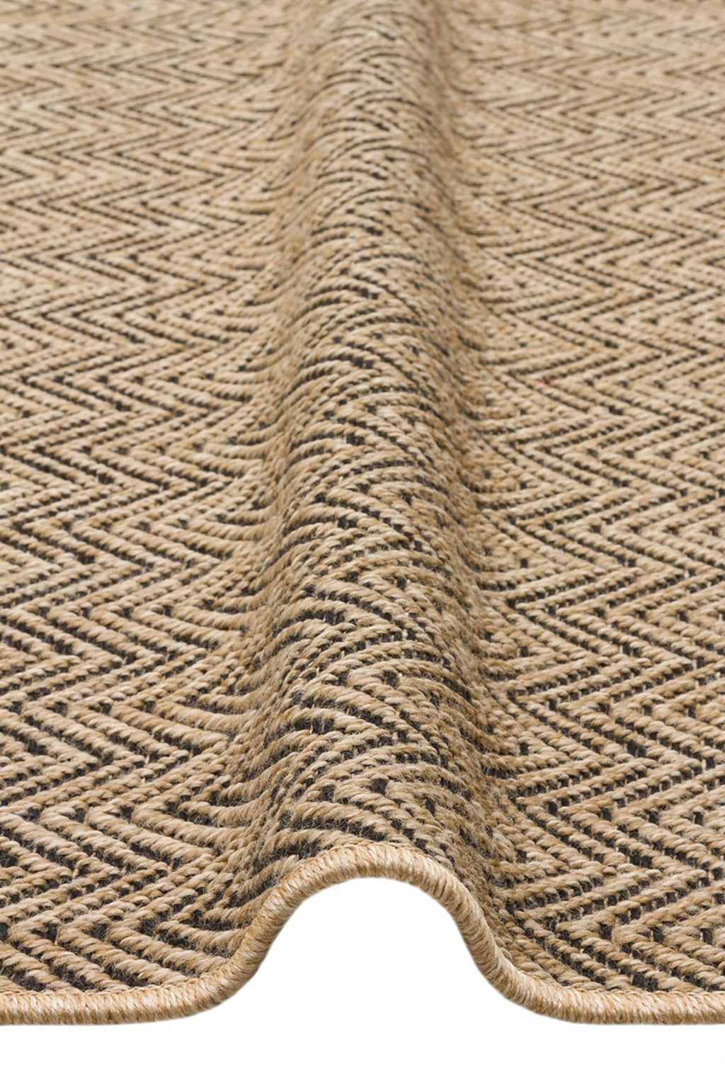 Desert 02 Natural Siyah Sisal Halı