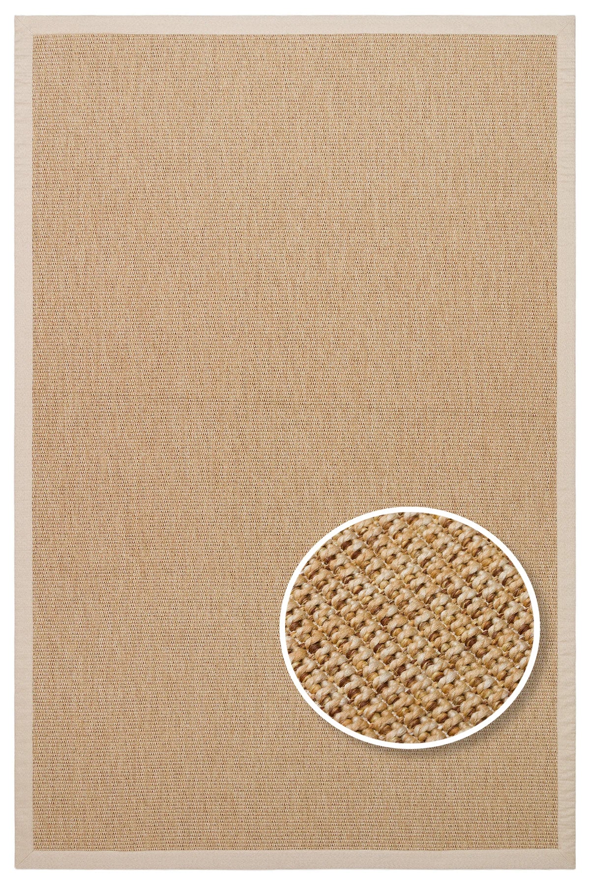 Desert Bordür 02 Gold / Bordür Bej Sisal Halı
