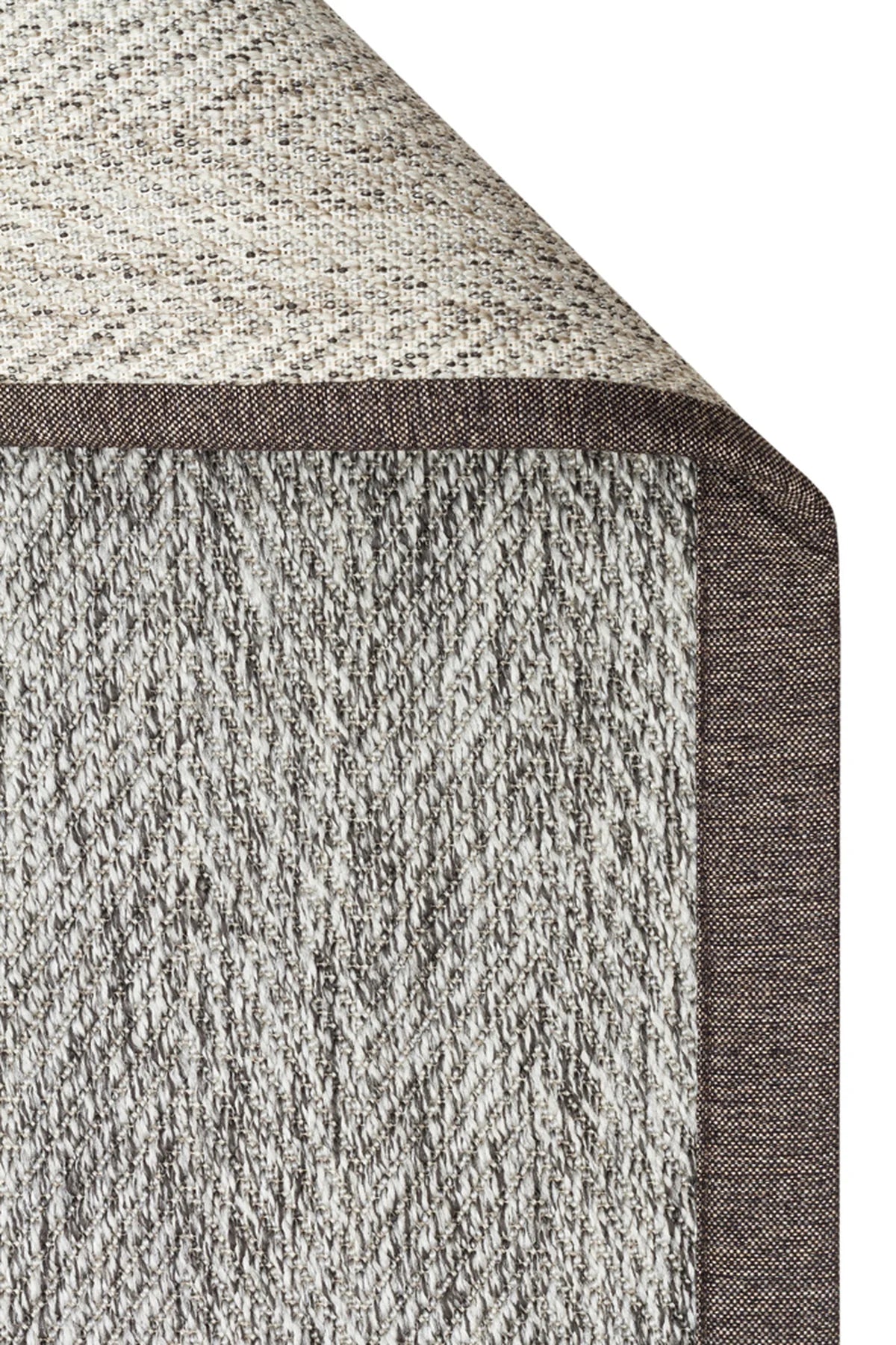 Desert Bordür 03 Gri / Bordür Dark Mix Sisal Halı