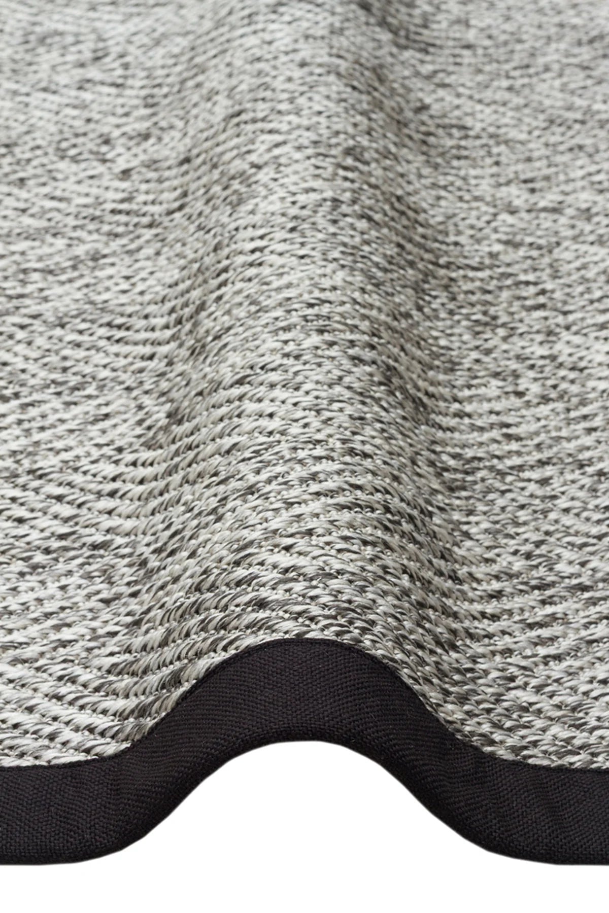 Desert Bordür 03 Gri / Bordür Siyah Sisal Halı