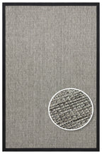 Desert Bordür 04 Gri / Bordür Siyah Sisal Halı