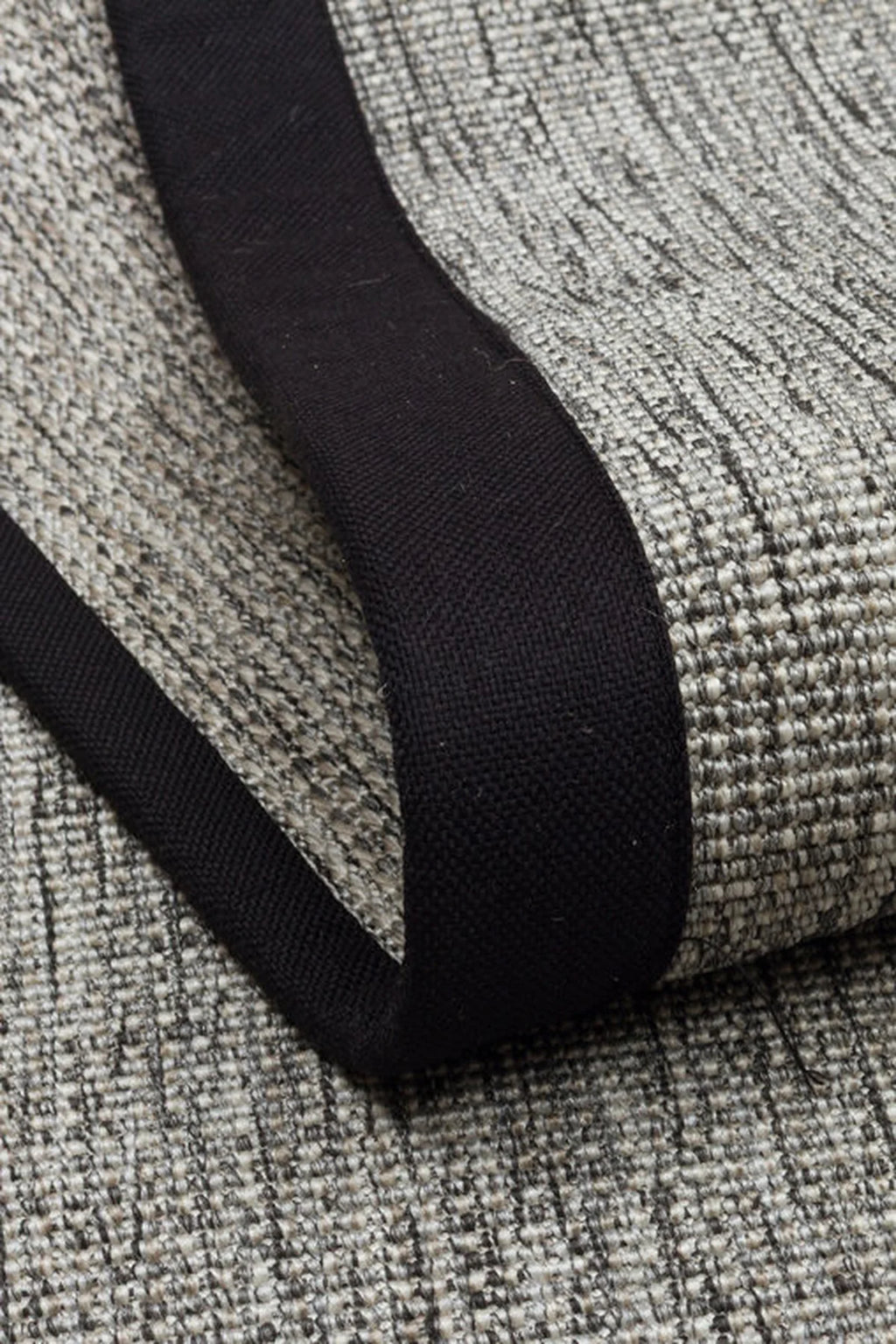 Desert Bordür 04 Gri / Bordür Siyah Sisal Halı