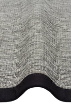 Desert Bordür 04 Gri / Bordür Siyah Sisal Halı