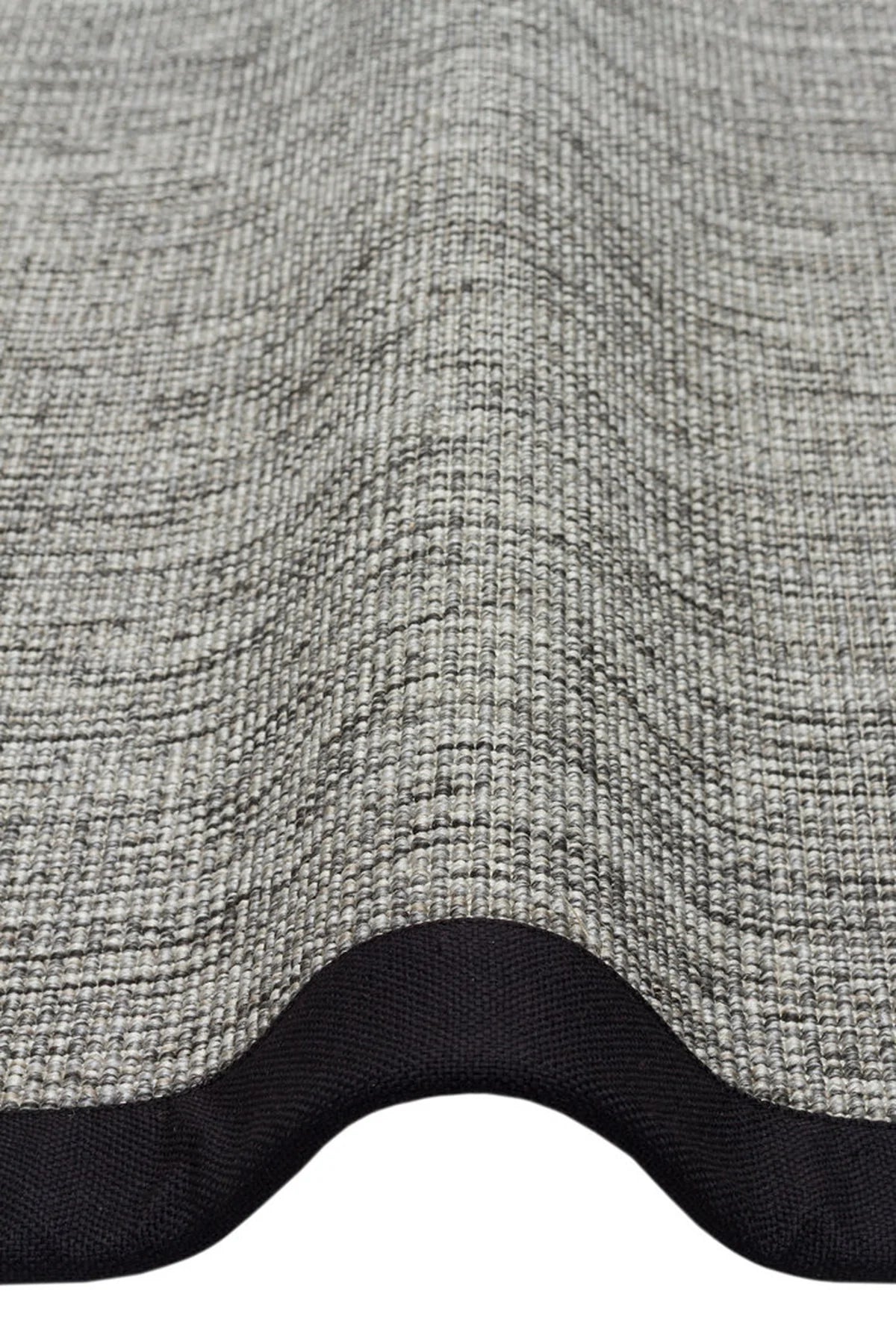 Desert Bordür 04 Gri / Bordür Siyah Sisal Halı