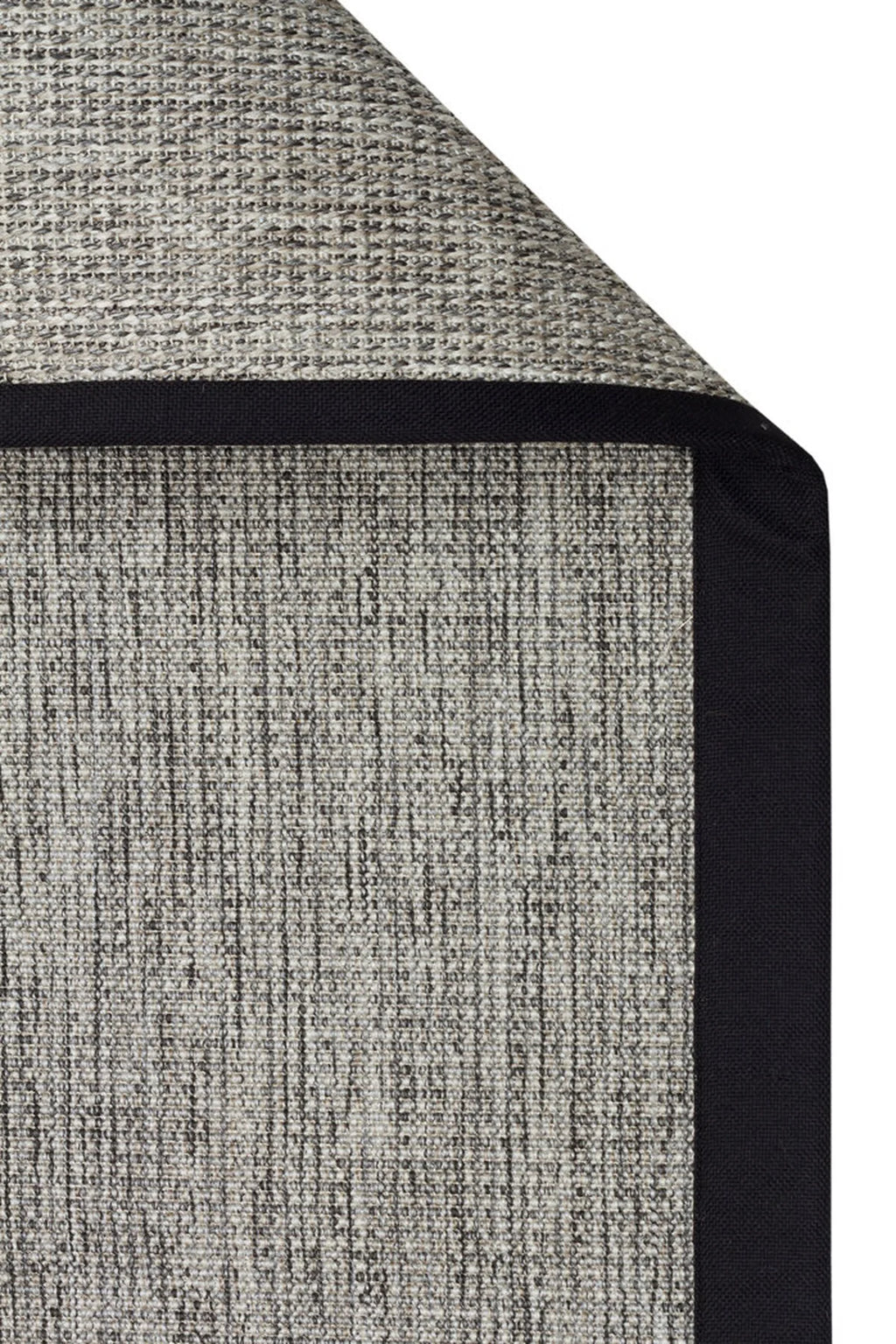 Desert Bordür 04 Gri / Bordür Siyah Sisal Halı