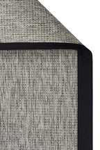 Desert Bordür 04 Gri / Bordür Siyah Sisal Halı