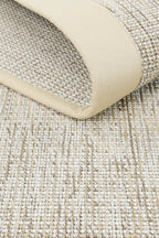 Desert Bordür 04 Silver Bej Sisal Halı