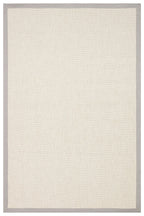 Desert Bordür 05 Krem / Bordür Gri Sisal Halı