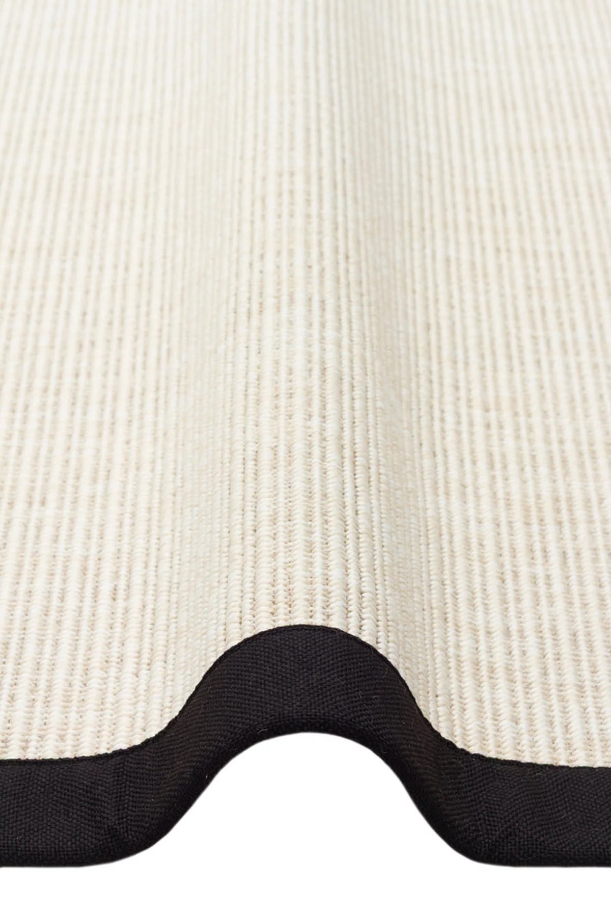 Desert Bordür 05 Krem / Bordür Siyah Sisal Halı