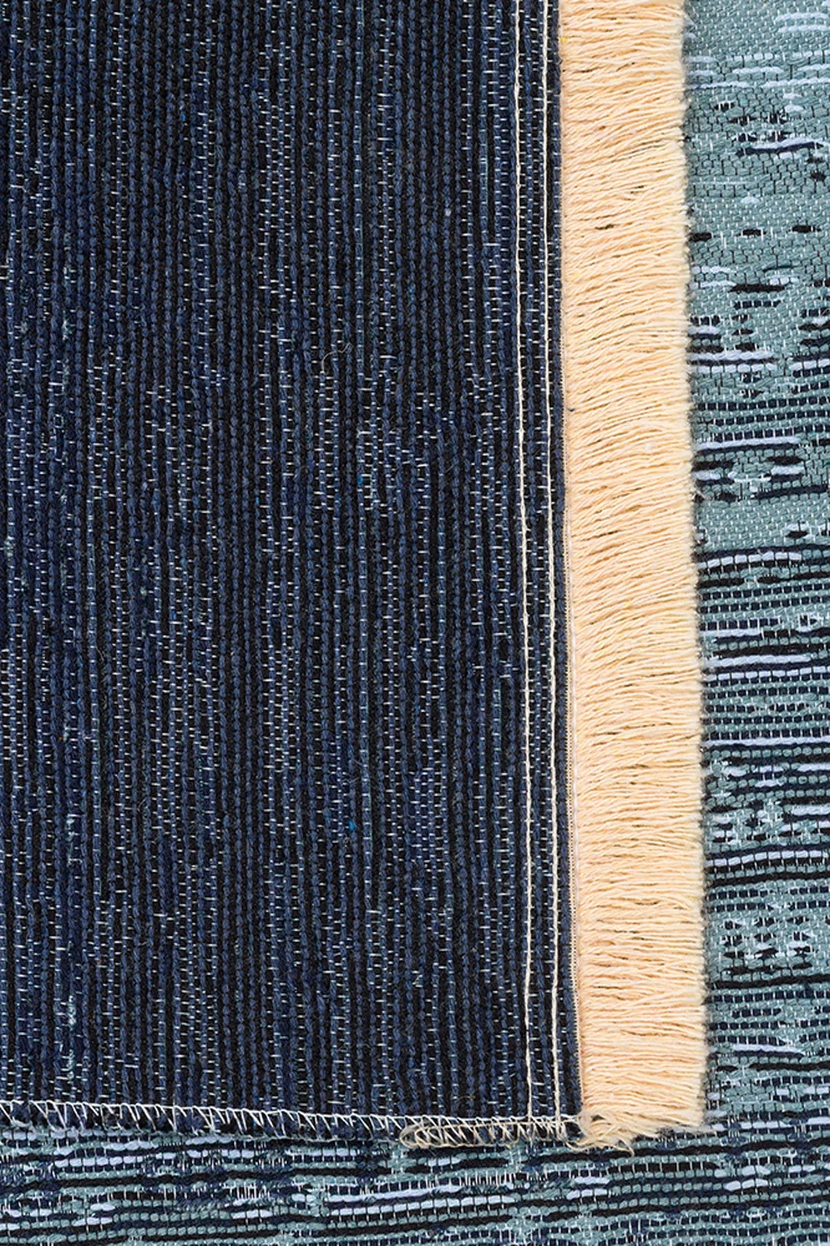 Kutnu 01 Antrasit-Mavi Kilim