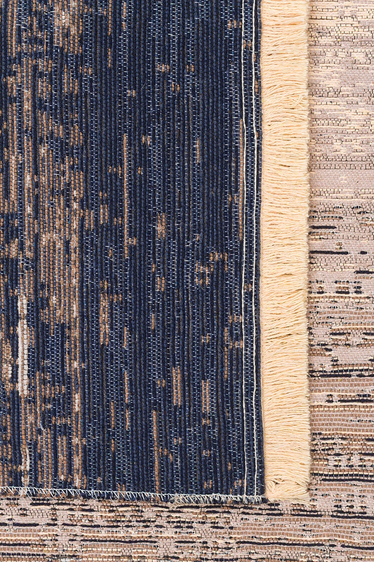 Kutnu 01 Lacivert-Bej Kilim
