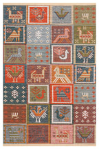 Nomad 14 Aqua Multi Kilim