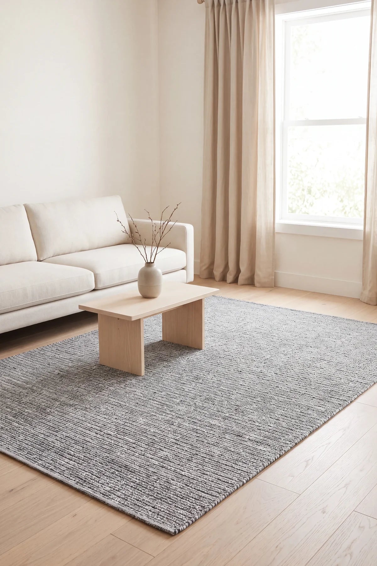 Orlina 01 Antrasit Sisal Halı