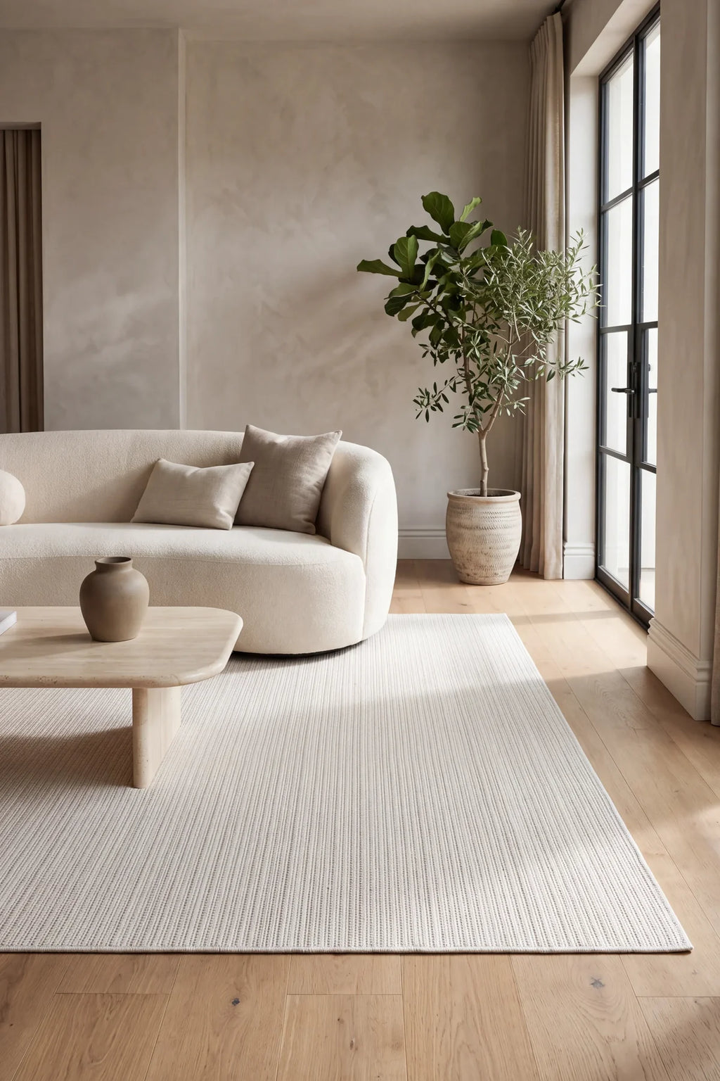 Orlina 01 Krem Sisal Halı