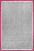 Siena 01 Fuşya-Beyaz-Gri Sisal Halı