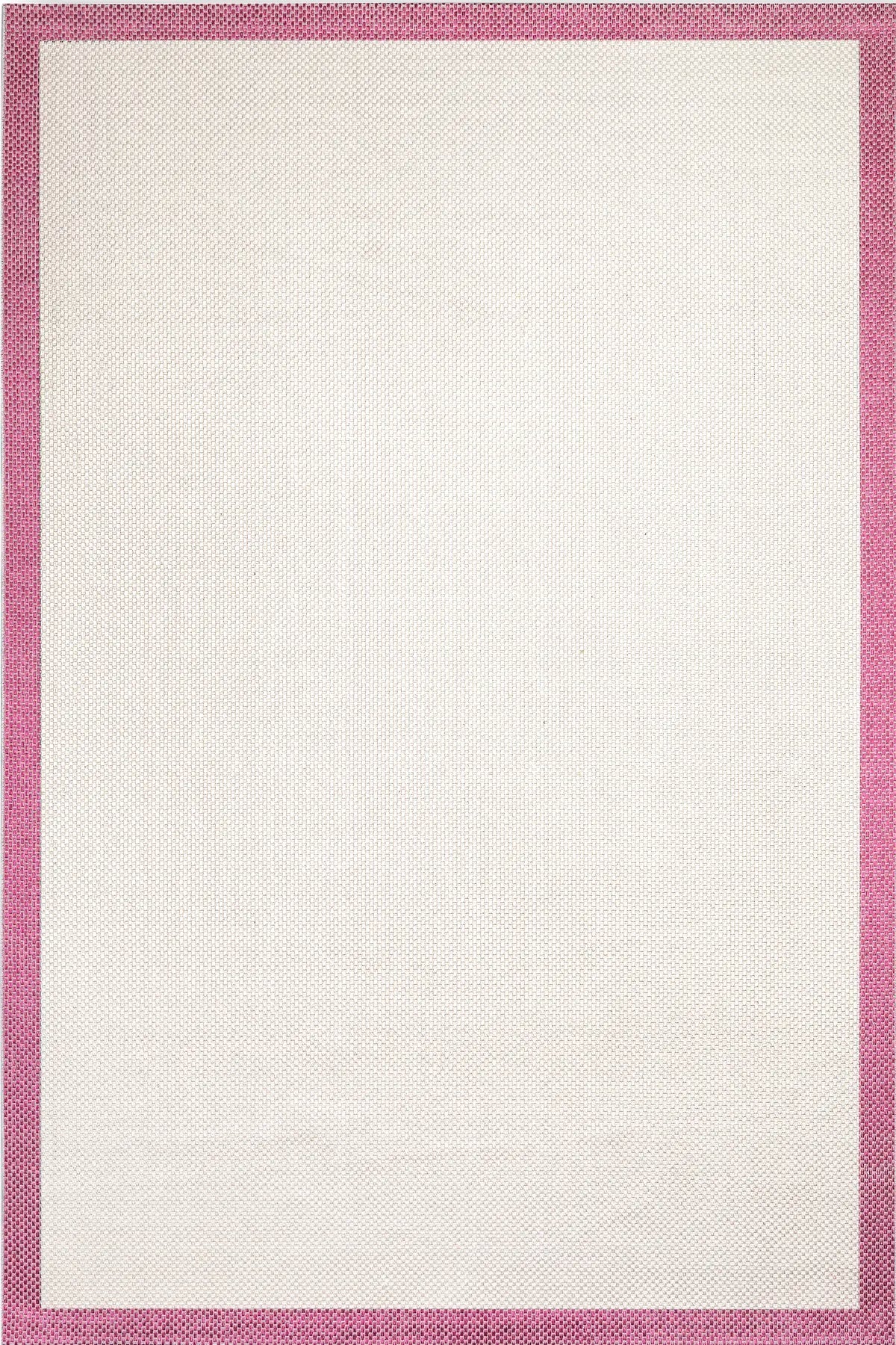 Siena 01 Fuşya-Krem Sisal Halı