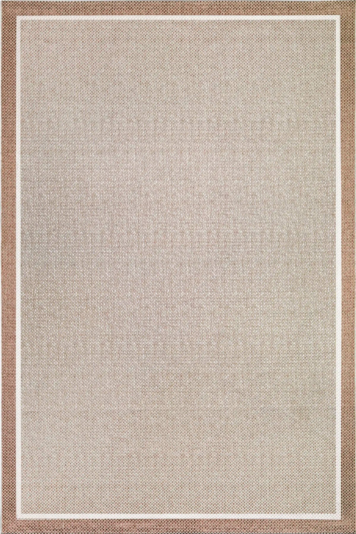 Siena 01 Kahve-Beyaz-S.Kahve Sisal Halı