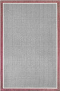 Siena 01 Marsala-Beyaz-Gri Sisal Halı