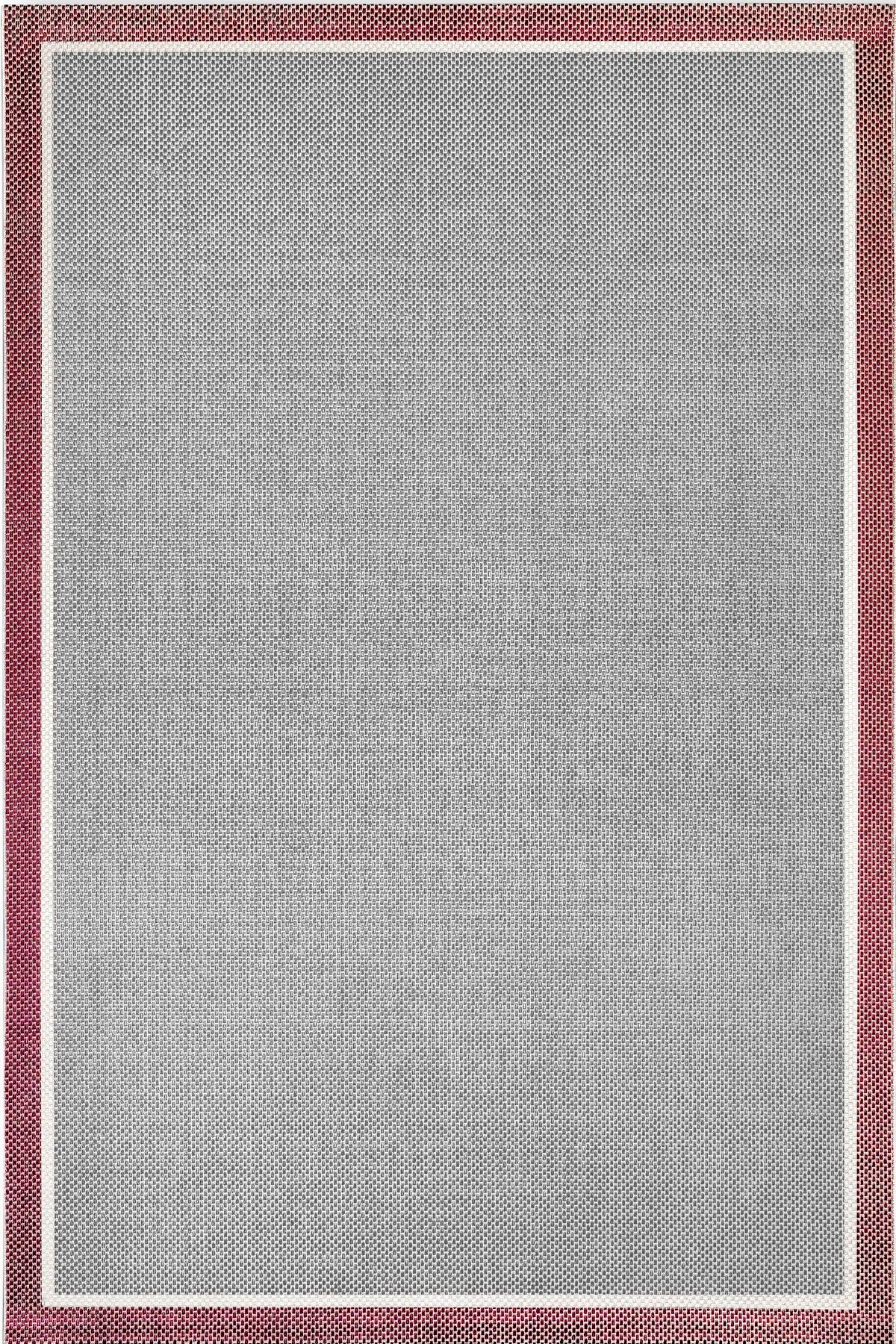 Siena 01 Marsala-Beyaz-Gri Sisal Halı