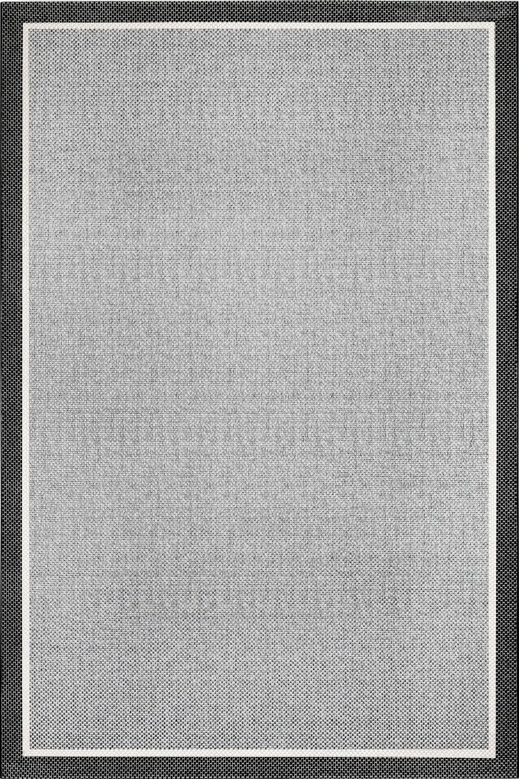 Siena 01 Siyah-Beyaz-Gri Sisal Halı