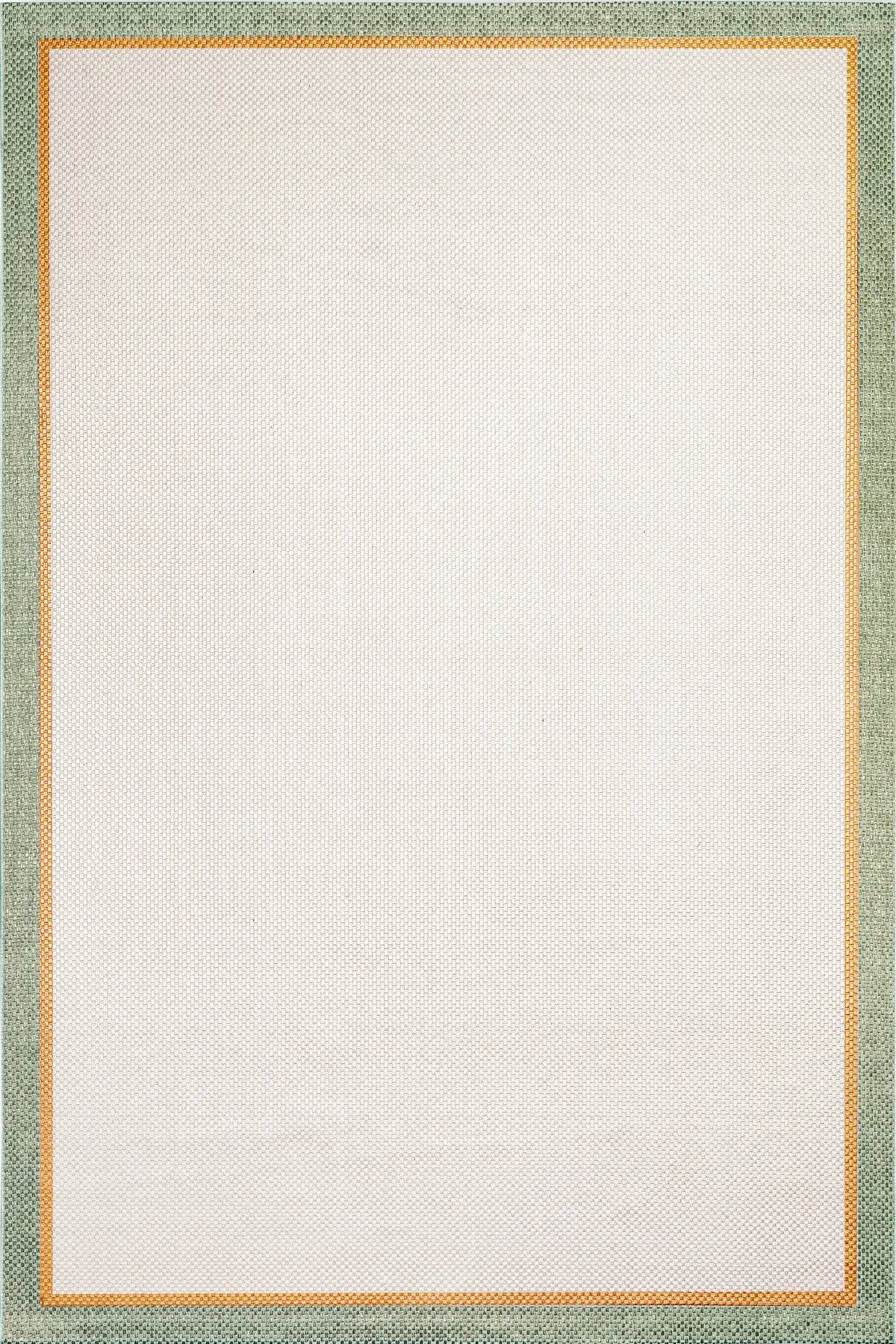 Siena 01 Yeşil-Sarı-Krem Sisal Halı